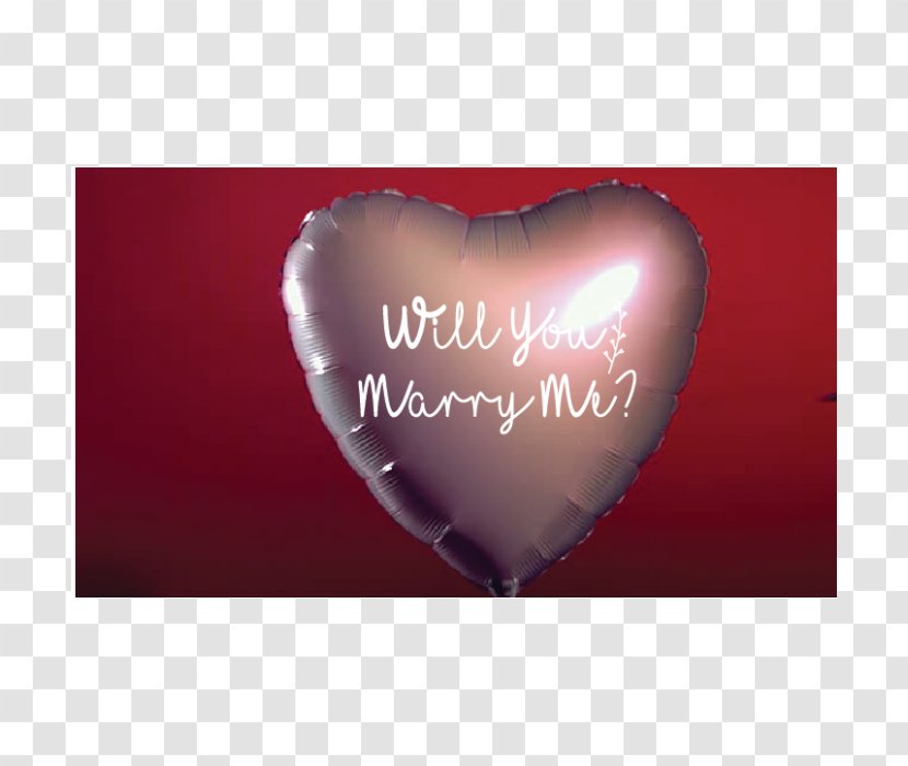 Valentine's Day Heart - Love - Marry Me Transparent PNG