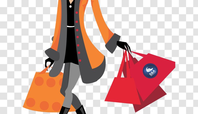 Shopping Bag - Orange - Luggage And Bags Style Transparent PNG