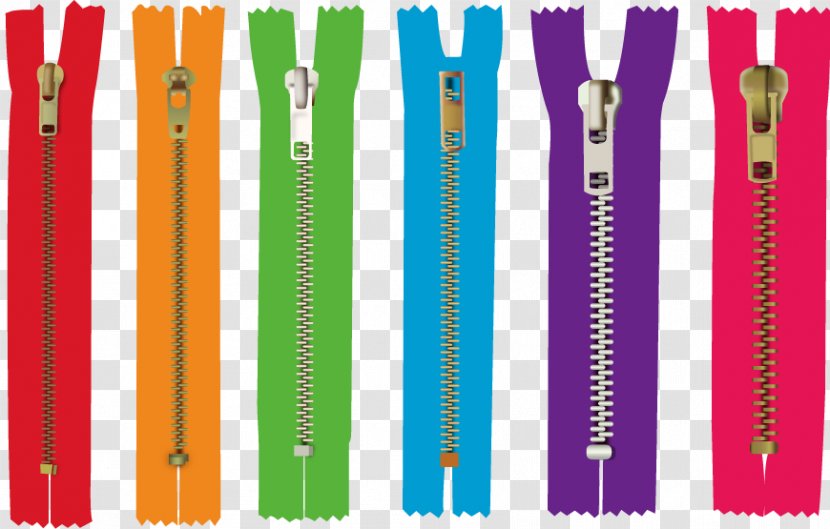 Zipper Clip Art - Vexel - Vector Colored Transparent PNG