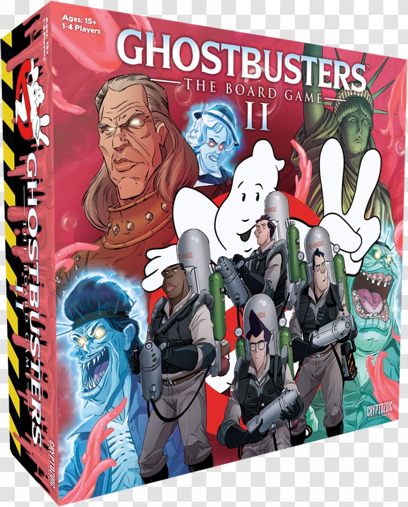 Ghostbusters Louis Tully Slimer Board Game - Ghost Buster Transparent PNG