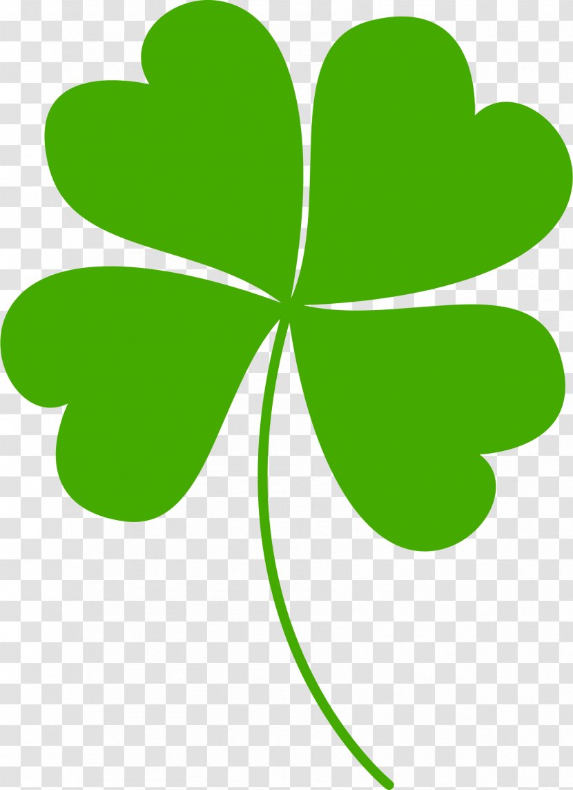 Four-leaf Clover Shamrock Clip Art - Leaf Transparent PNG