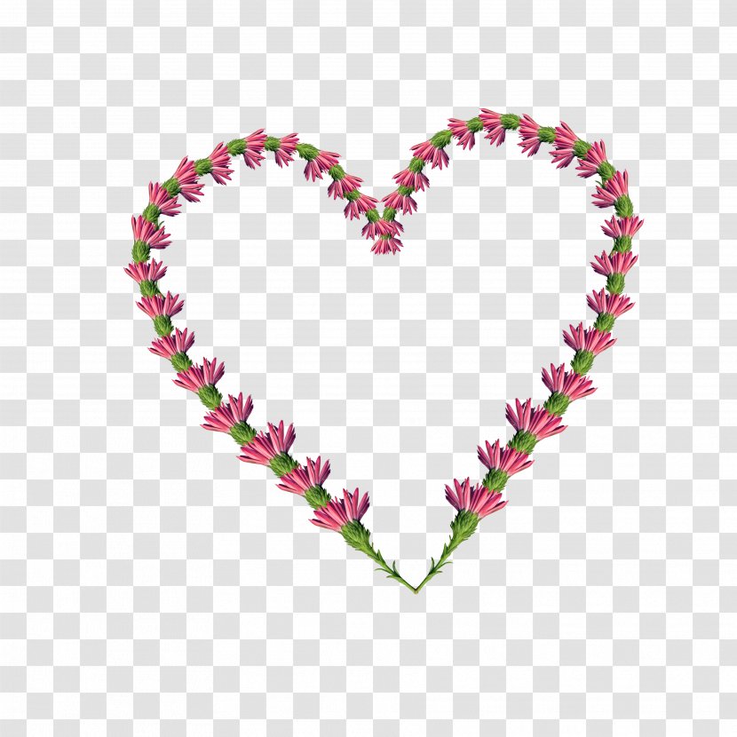 Romance Love Message Girlfriend - Flower - Heart Wreath Transparent PNG