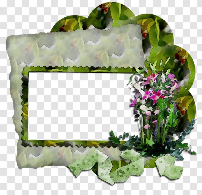 Background Flowers Frame - Cut - Ivy Hydrangea Transparent PNG