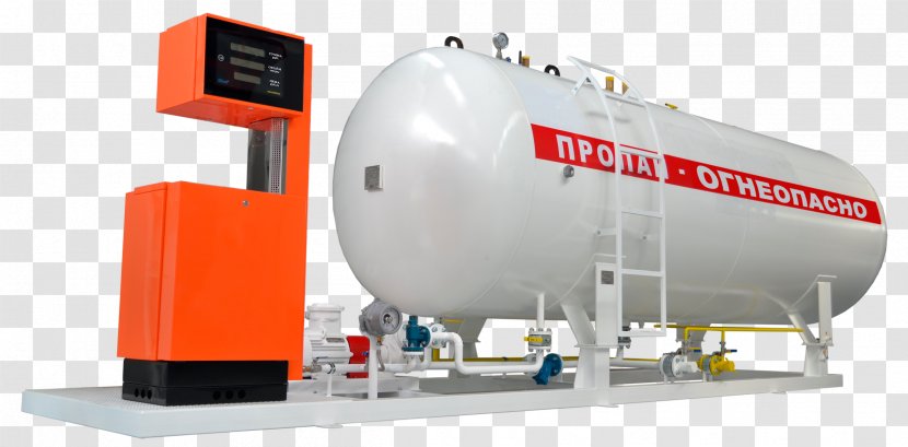 Agzs Liquefied Petroleum Gas Car Filling Station Engine - Propane Transparent PNG