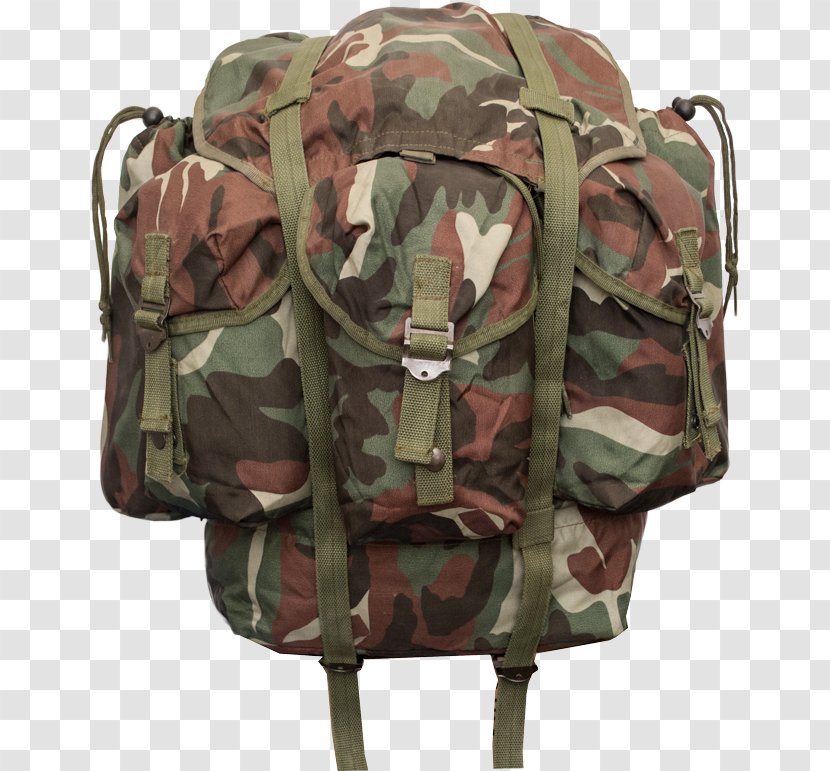 Military Surplus Backpack MOLLE All-purpose Lightweight Individual Carrying Equipment Transparent PNG
