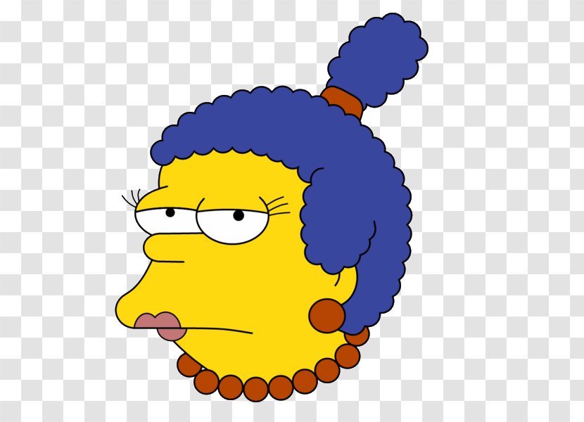 Marge Simpson Jacqueline Bouvier Grampa Orville Herbert Powell - Family - Bart Transparent PNG