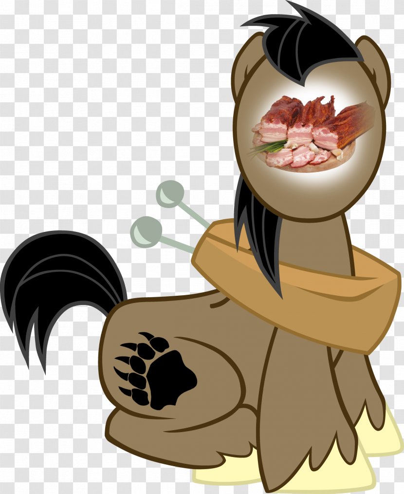 Big McIntosh Pony Derpy Hooves MacBook Pro - Ear - Sliced Bacon Transparent PNG