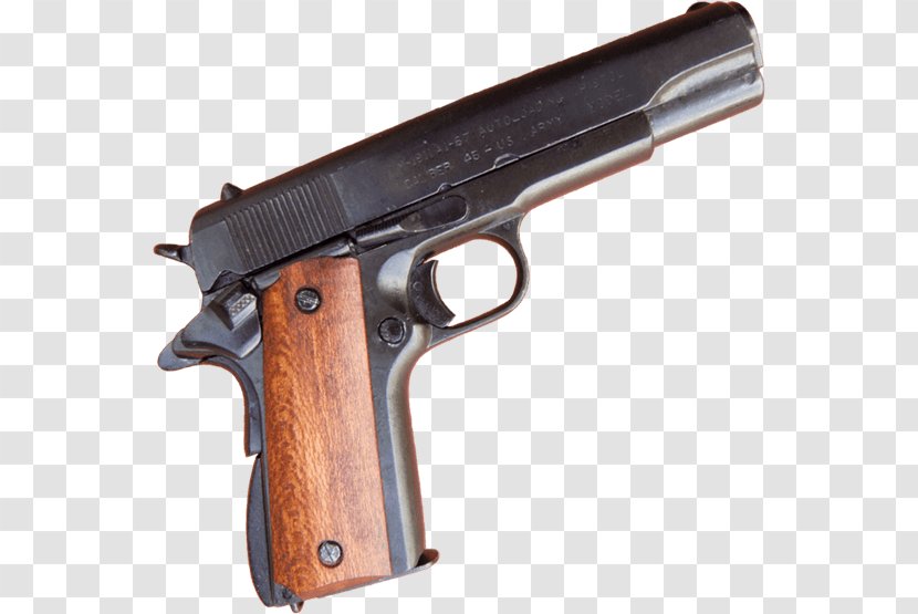 Trigger Revolver Firearm M1911 Pistol - Gun Accessory - .45 ACP Transparent PNG