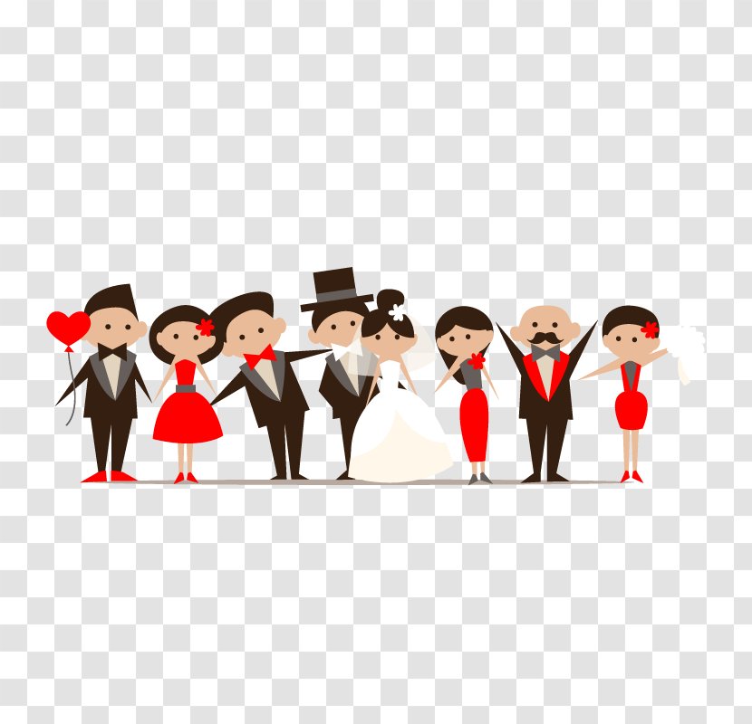 Wedding Invitation Bride Marriage Party - Human Behavior Transparent PNG