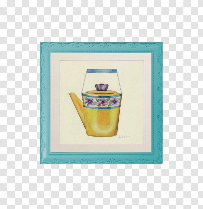 Picture Frames Paper Watercolor Painting Still Life - Yellow Transparent PNG