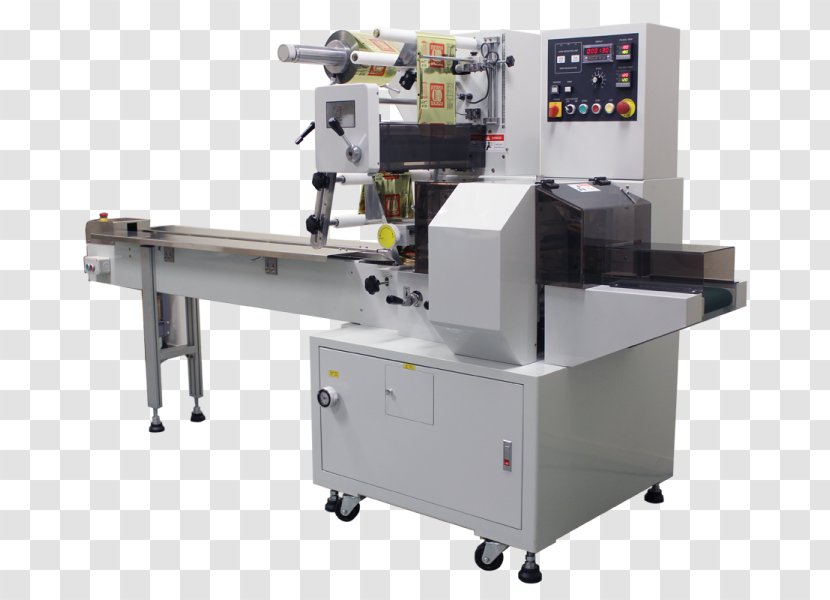 Packaging Machine And Labeling Paper - Vertical Form Fill Sealing - Shelfready Transparent PNG