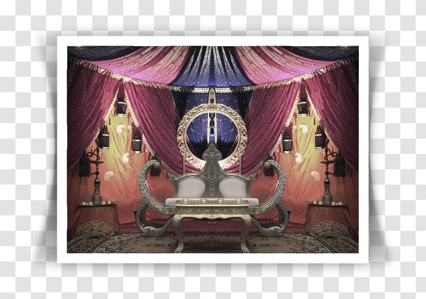 Abhishek Inc Wedding Floristry Purple Textile - Throne Transparent PNG