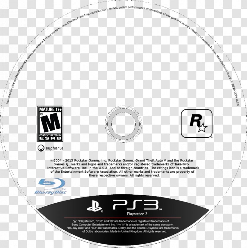Grand Theft Auto V Auto: San Andreas PlayStation 2 3 Max Payne - Cd Cover Transparent PNG