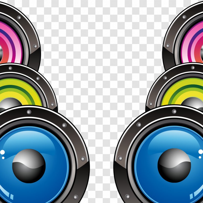 Subwoofer Download Loudspeaker - Frame - Color Gossip Circle Round Transparent PNG