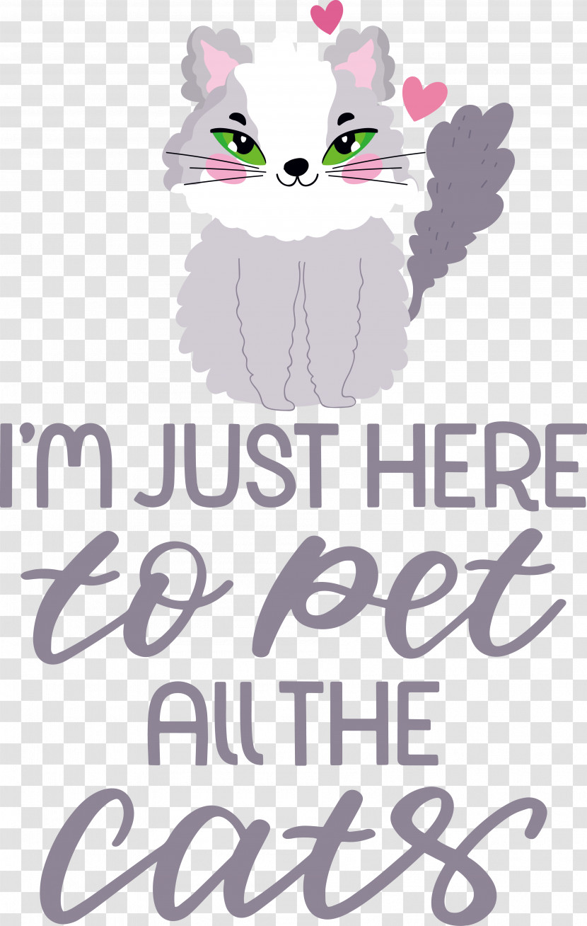 Cat Flower Small Pink Logo Transparent PNG