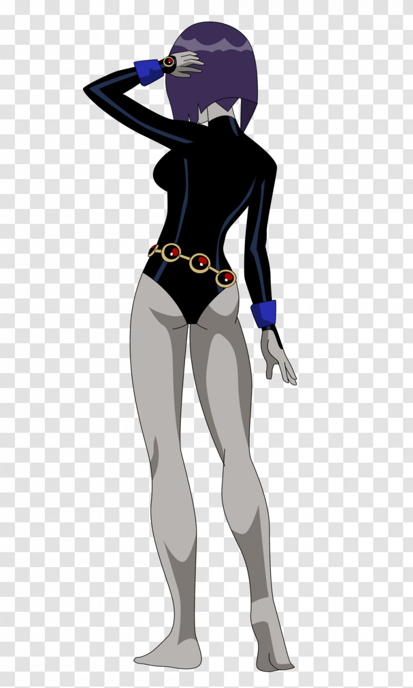 Raven Starfire Art Teen Titans Jinx - Tree Transparent PNG