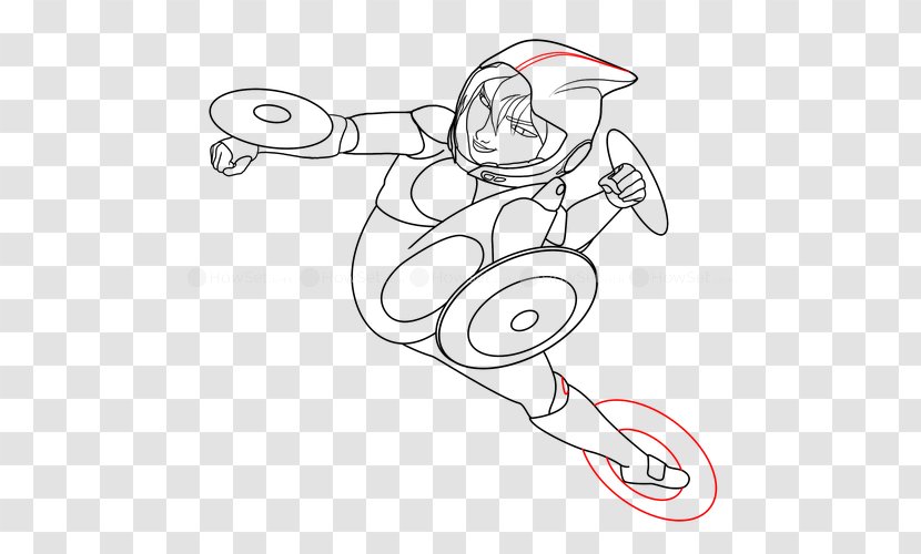 Thumb Line Art Sketch - Frame - Drawing Superheroes Transparent PNG