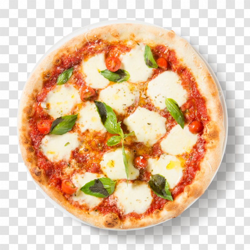 California-style Pizza Sicilian Vegetarian Cuisine Italian - Mozzarella Transparent PNG