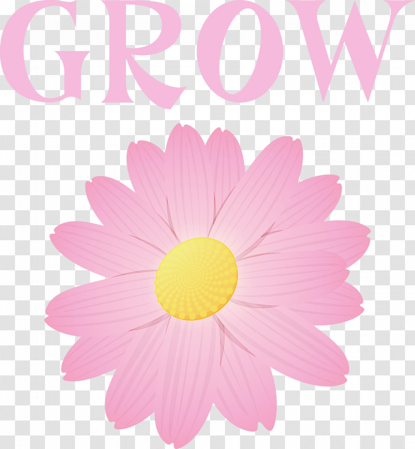 GROW Flower Transparent PNG