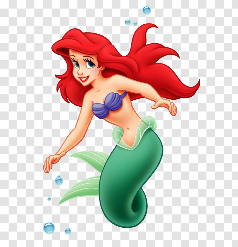 Ariel The Little Mermaid Cartoon - Silhouette - Miss Transparent PNG