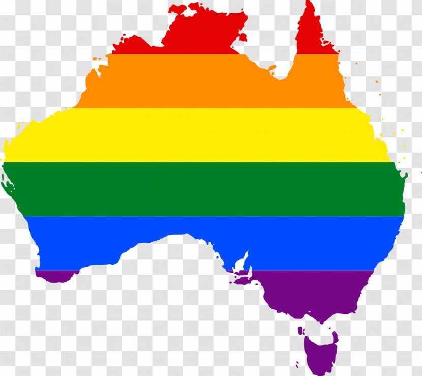 Australian Marriage Law Postal Survey Rainbow Flag Same-sex Relationship - Watercolor - Australia Transparent PNG