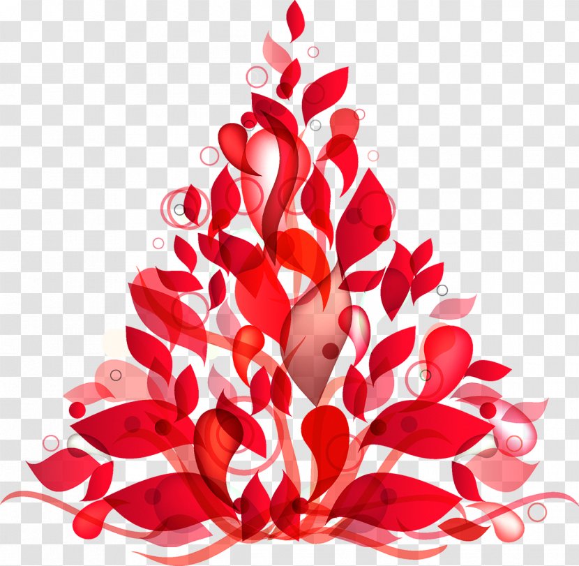 Christmas Tree Card - Drawing Transparent PNG