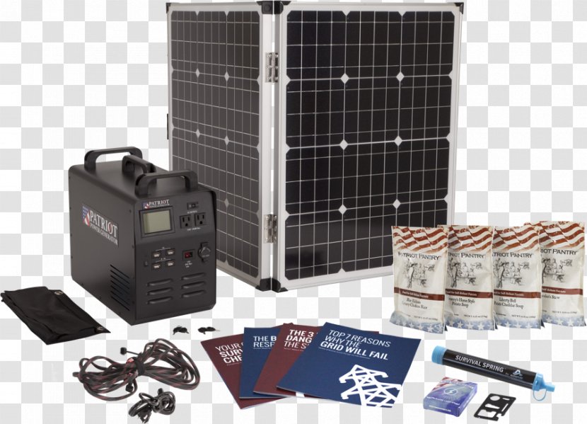 Electric Generator Solar Power Emergency System Electrical Grid Outage - Flower Transparent PNG
