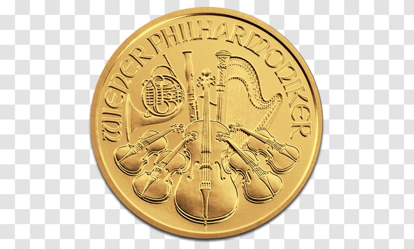 Vienna Philharmonic Bullion Coin Gold Austrian Mint Transparent PNG