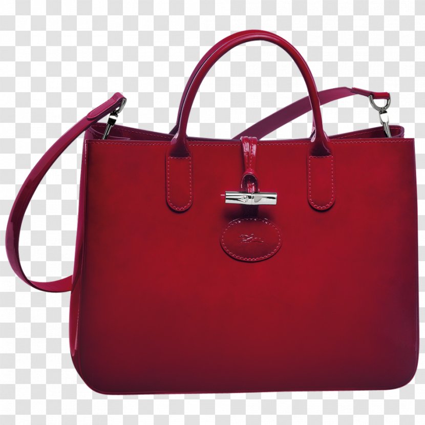 Tote Bag Red Handbag Longchamp Transparent PNG
