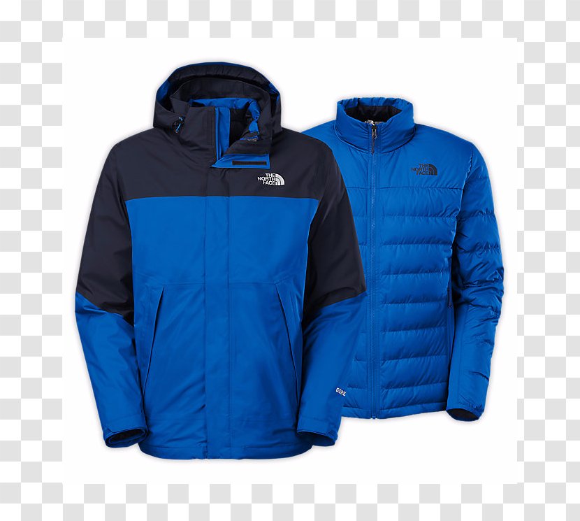 Hoodie Jacket The North Face Gore-Tex Coat - Clothing - Blue Mountain Transparent PNG