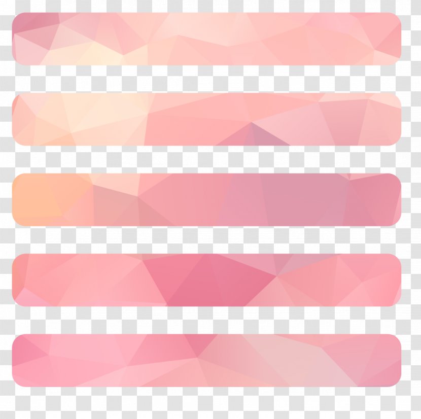 Colorful Polygonal Geometry Background - Rectangle - Shading Transparent PNG