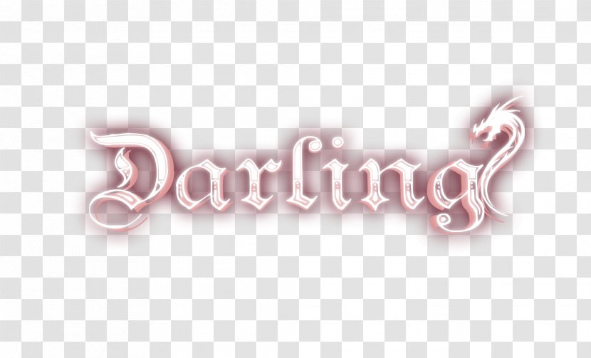 Logo Brand Pink M RTV Font - Darling Transparent PNG