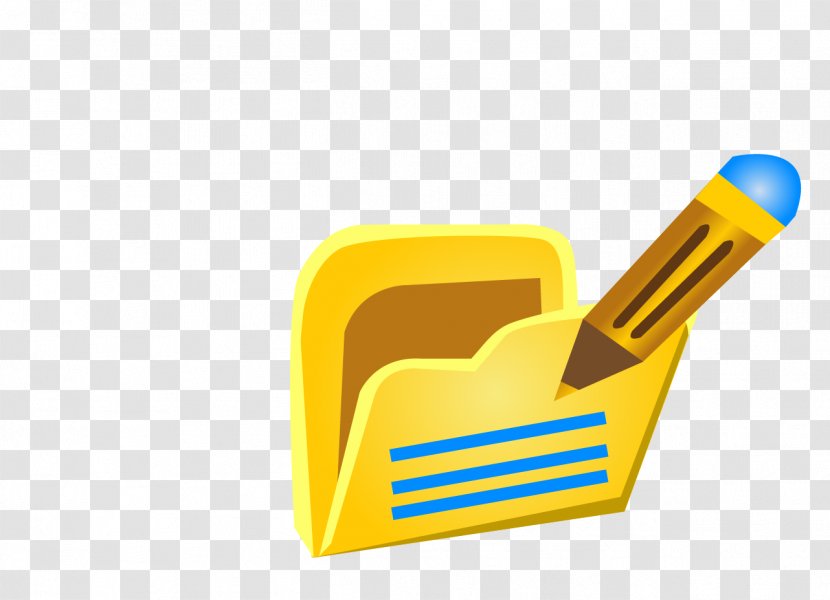 Accounting Icon - Photography - Yellow Folder Transparent PNG