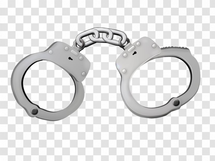 Indictment Criminal Charge Handcuffs Grand Jury Virgin Atlantic - Silver Transparent PNG