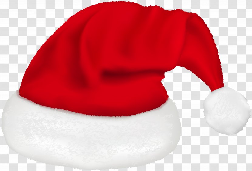 Santa Claus Hat Suit Christmas - Red Transparent PNG