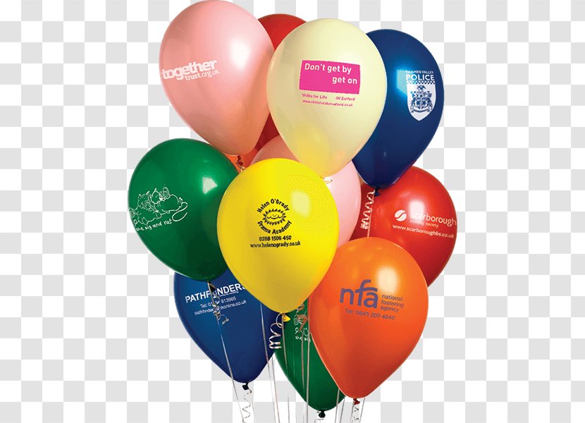 Cluster Ballooning Toronto Custom Balloon Printing - CSA Balloons Inflatable BagBalloon Transparent PNG