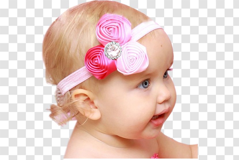 Headpiece Headband Infant Hair Tie Clothing Accessories - Flower - Roser Transparent PNG