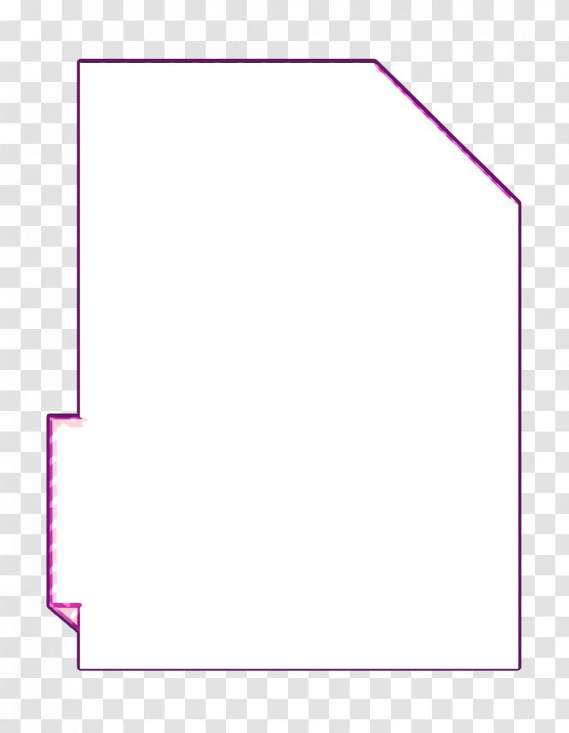 Document Icon Extension File - Rectangle - Magenta Transparent PNG