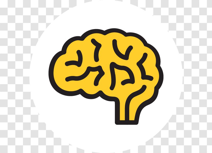 Brain - Yellow - Logo Tree Transparent PNG