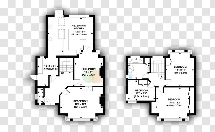 Floor Plan House Architectural Rendering Transparent PNG