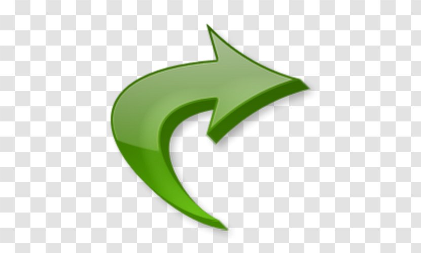 Arrow Shortcut - Green Transparent PNG