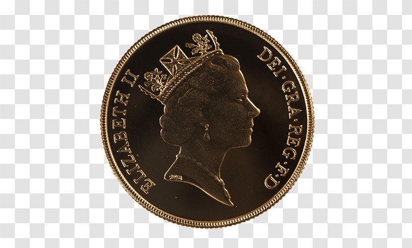 Gold Coin Sovereign Portrait Of Lionel D'Este - Cartoon Transparent PNG