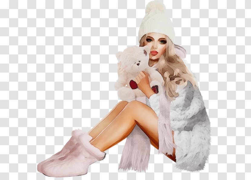 White Toy Costume Accessory Figurine - Fur Transparent PNG