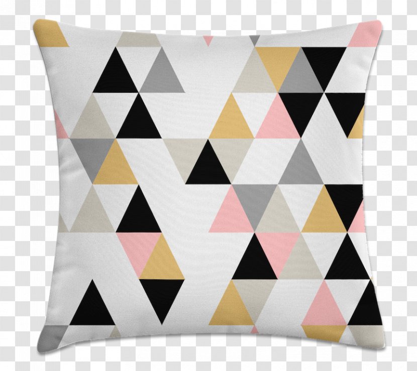 Cushion Throw Pillows Geometry Room Triangle Transparent PNG