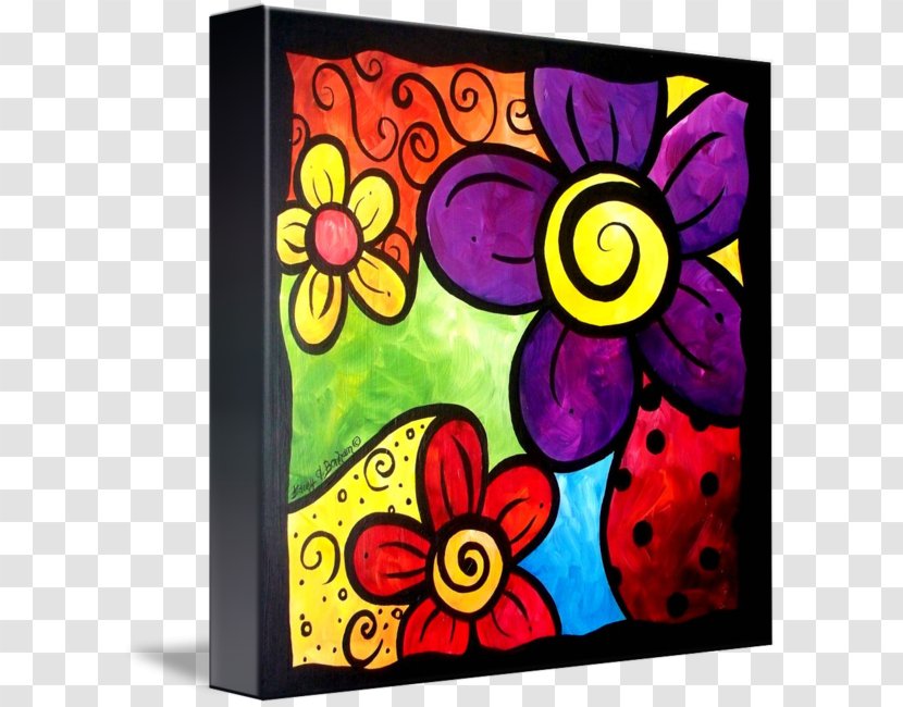 Floral Design Painting Art Canvas - Plant Transparent PNG