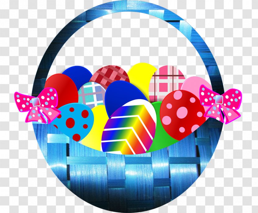 Easter Bunny Egg Basket - Pic Transparent PNG