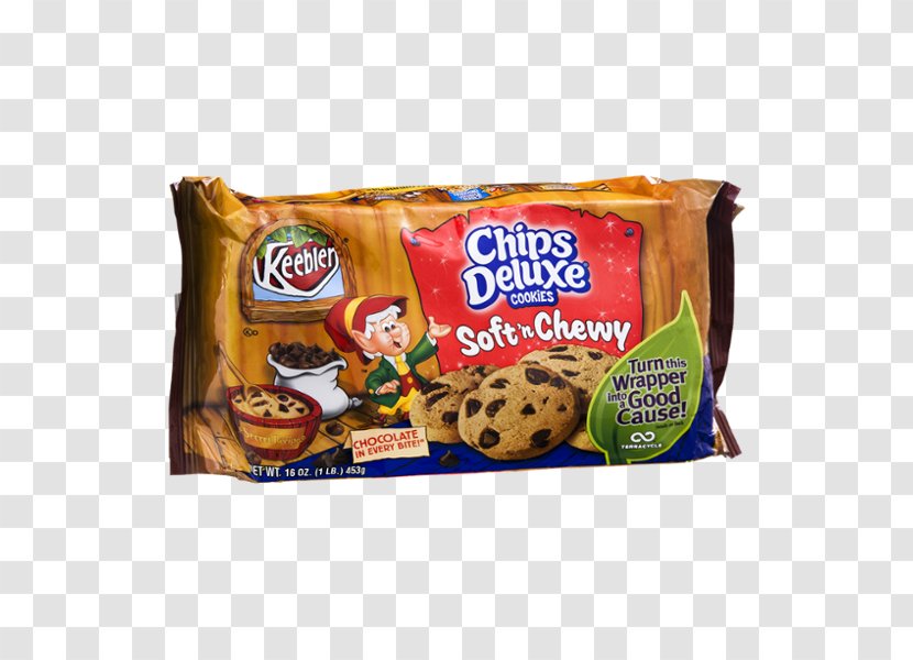 Keebler Chips Deluxe Cookies, Rainbow - Cartoon - 16 Oz Tray Cookies Soft 'n Chewy CompanyJunk Food Transparent PNG