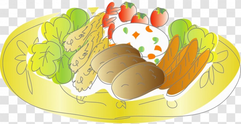 Breakfast Vegetable Illustration - Dish - Food Vegetables Transparent PNG