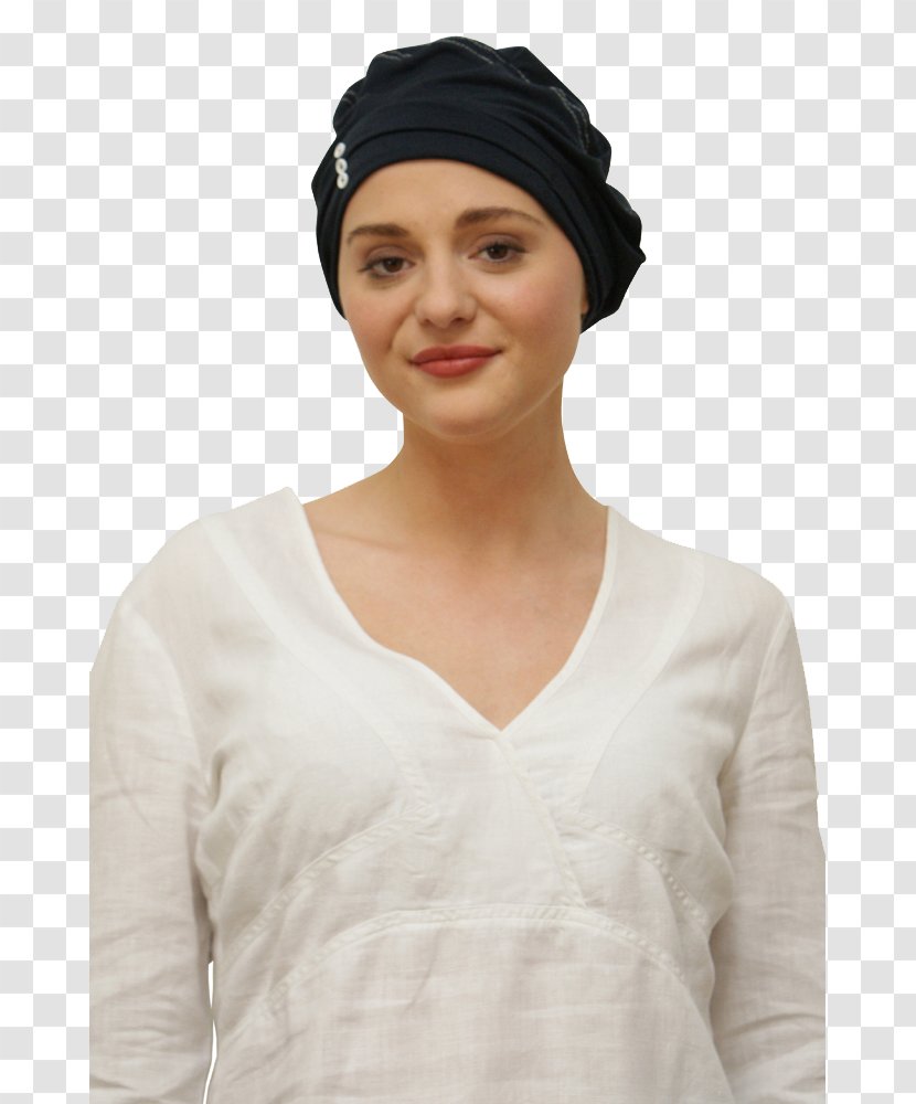 Turban Blue Beret Hat Hair Loss - Headgear Transparent PNG