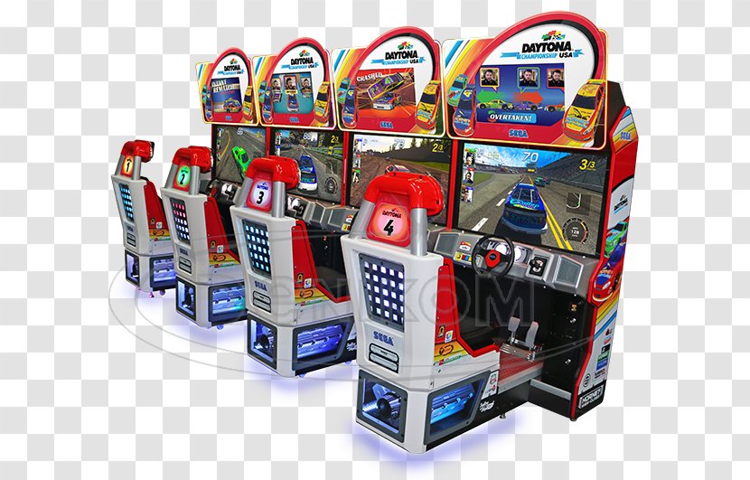 Daytona USA Scud Race Arcade Game Racing Video Amusement - Usa Transparent PNG